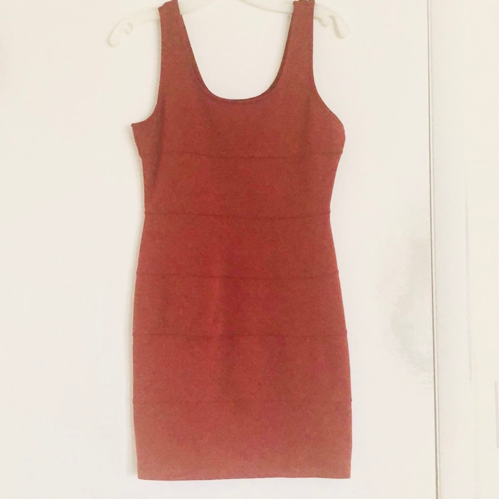 Forever 21 rust bodycon tank dress - Picture 4 of 11